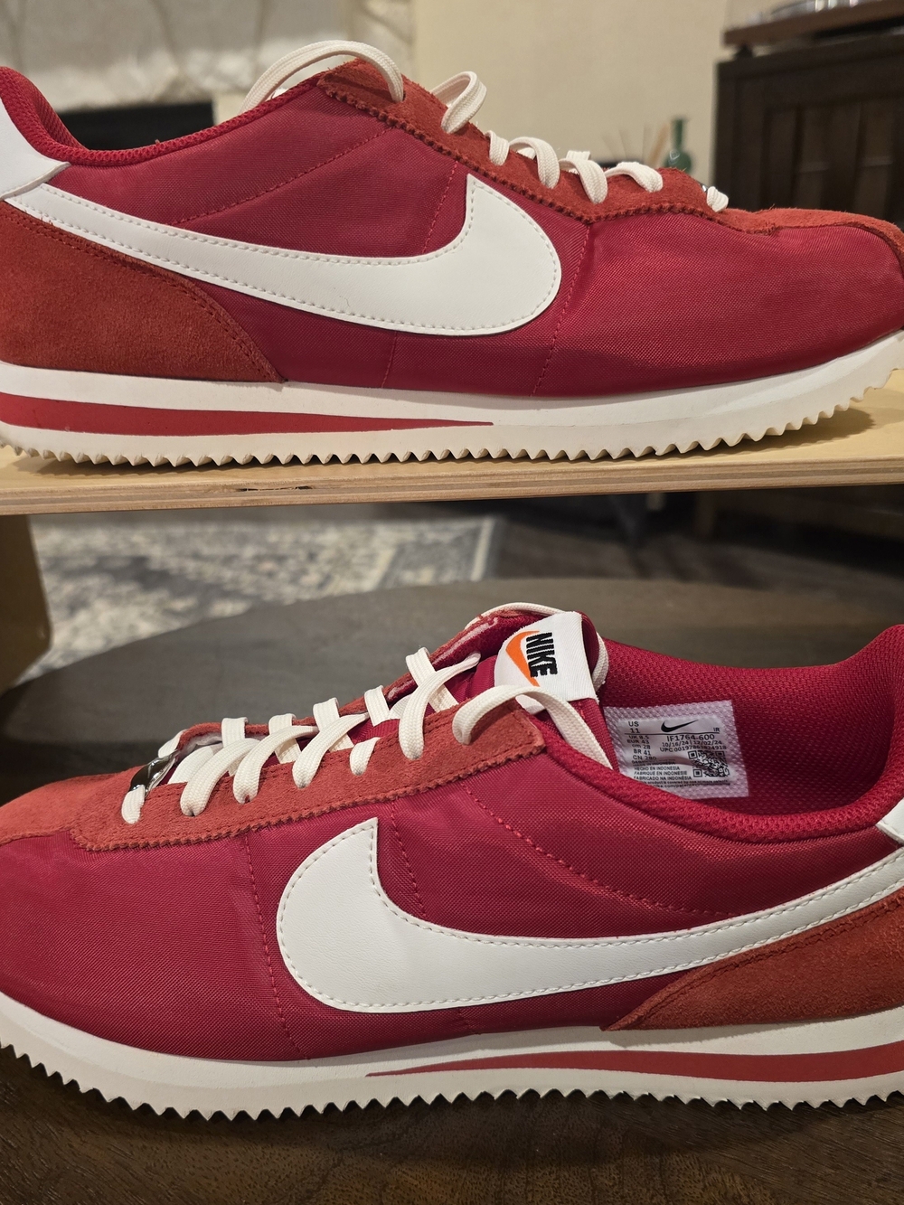Nike Cortez Textile "Gym Red / Sail" – Women's 11 / Men's 9.5